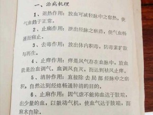 神医绝技揭秘：放血疗法独特玩法攻略