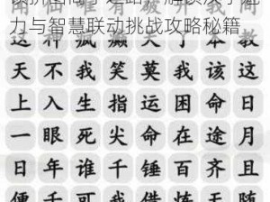 汉字找茬王拼图综艺攻略：解锁拼图高手之路，解锁汉字魅力与智慧联动挑战攻略秘籍