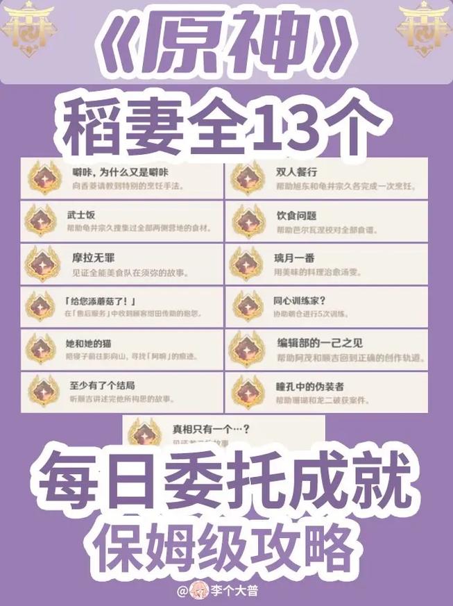 《原神》稻妻每日委托中的隐藏成就攻略：给您添蘑菇了成就达成条件详解及攻略指南