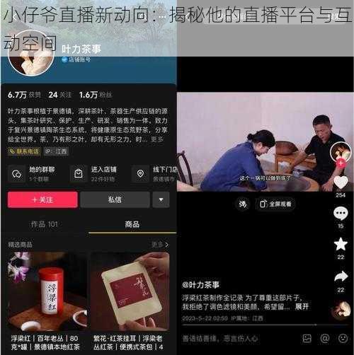 小仔爷直播新动向：揭秘他的直播平台与互动空间