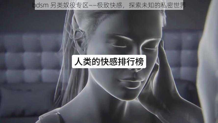 bdsm 另类奴役专区——极致快感，探索未知的私密世界