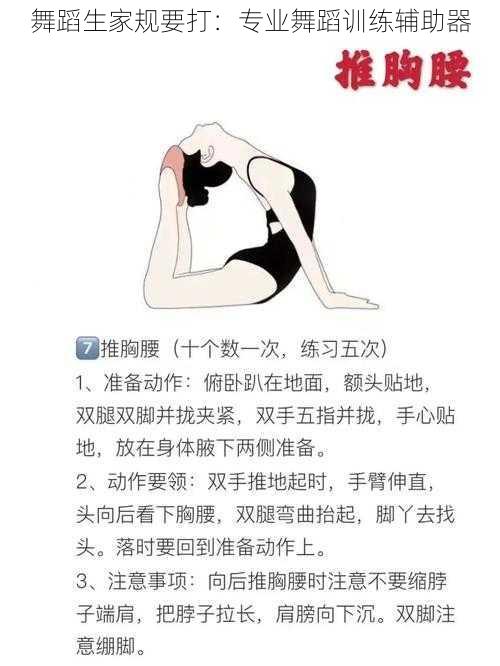 舞蹈生家规要打：专业舞蹈训练辅助器