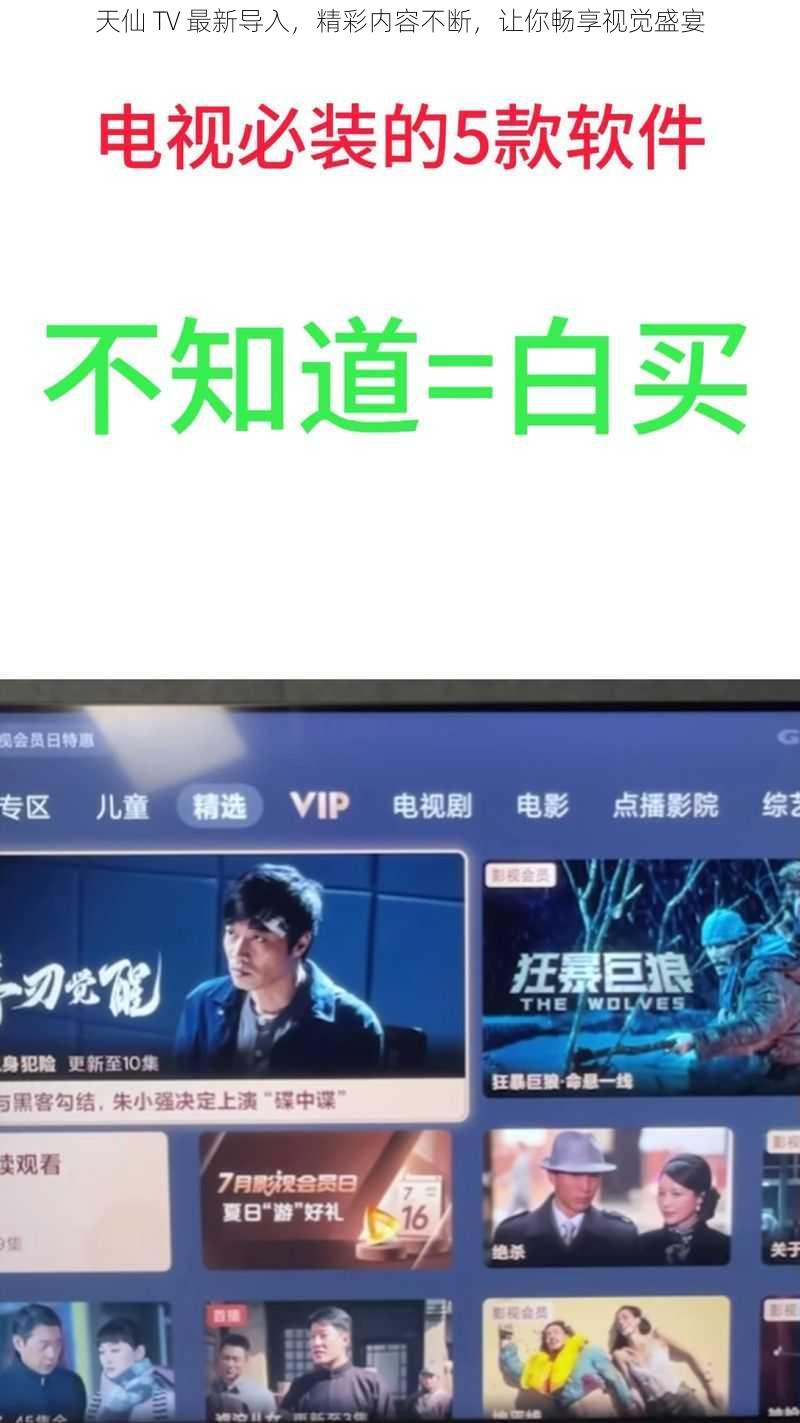 天仙 TV 最新导入，精彩内容不断，让你畅享视觉盛宴