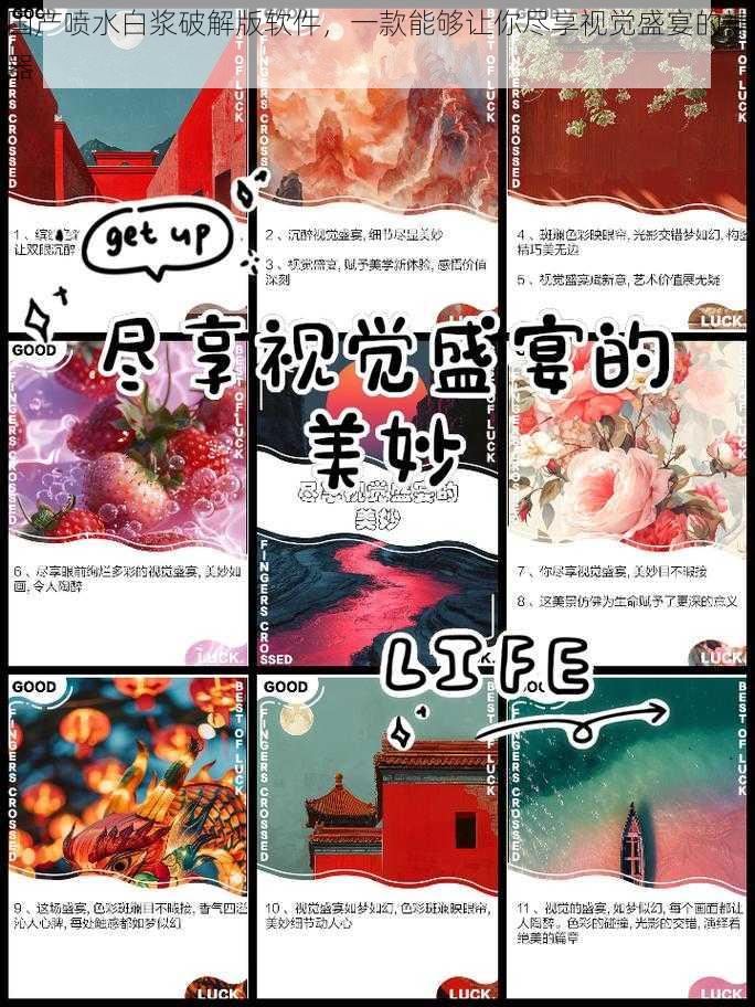 国产喷水白浆破解版软件，一款能够让你尽享视觉盛宴的神器