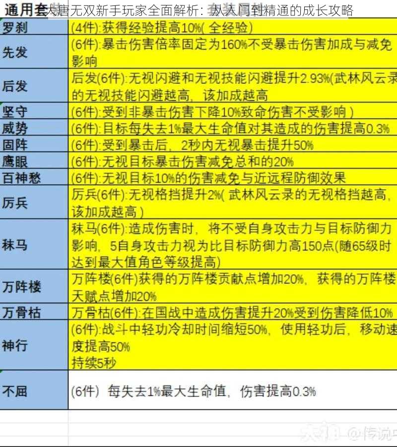 大唐无双新手玩家全面解析：从入门到精通的成长攻略