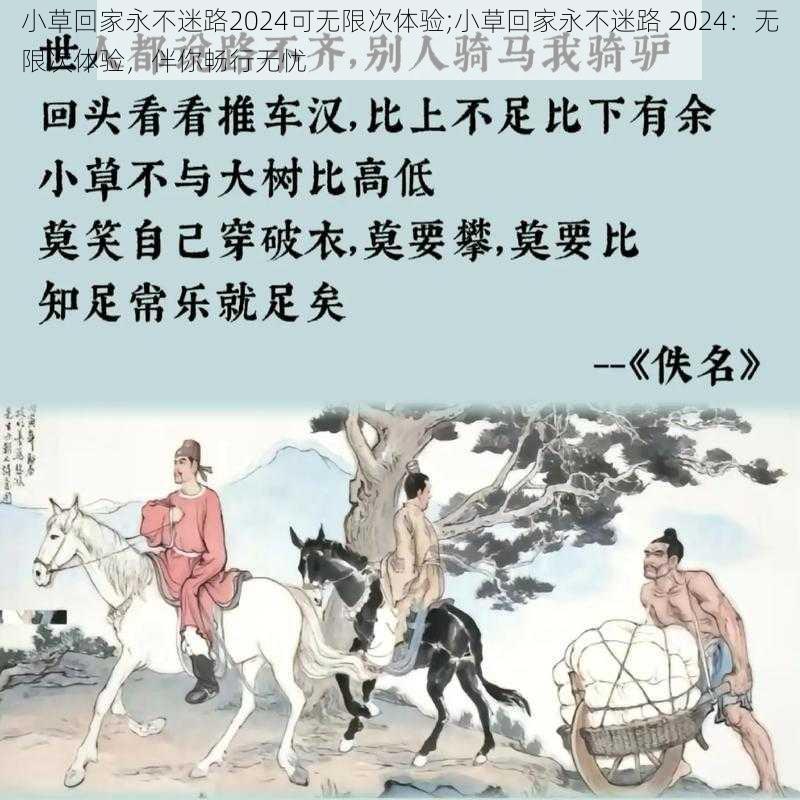 小草回家永不迷路2024可无限次体验;小草回家永不迷路 2024：无限次体验，伴你畅行无忧