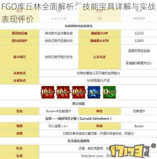 FGO库丘林全面解析：技能宝具详解与实战表现评价