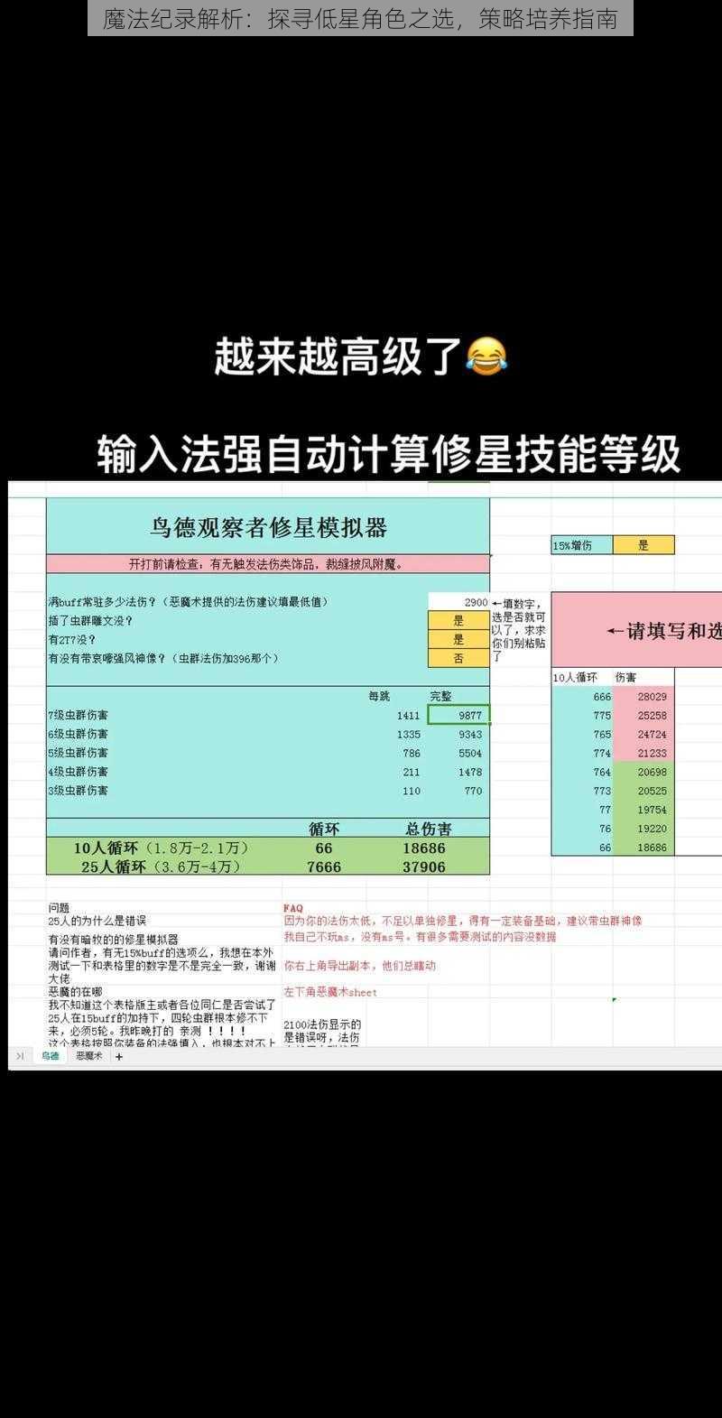 魔法纪录解析：探寻低星角色之选，策略培养指南