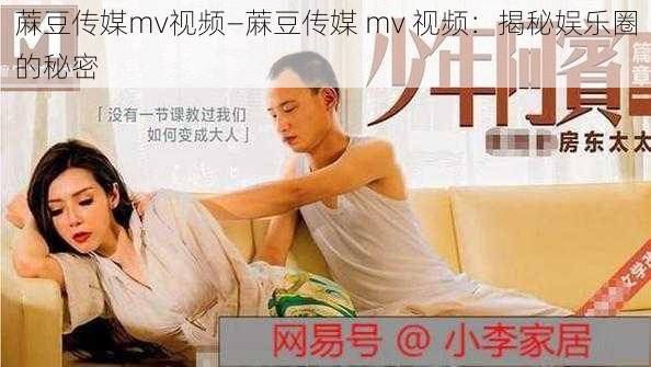 蔴豆传媒mv视频—蔴豆传媒 mv 视频：揭秘娱乐圈的秘密