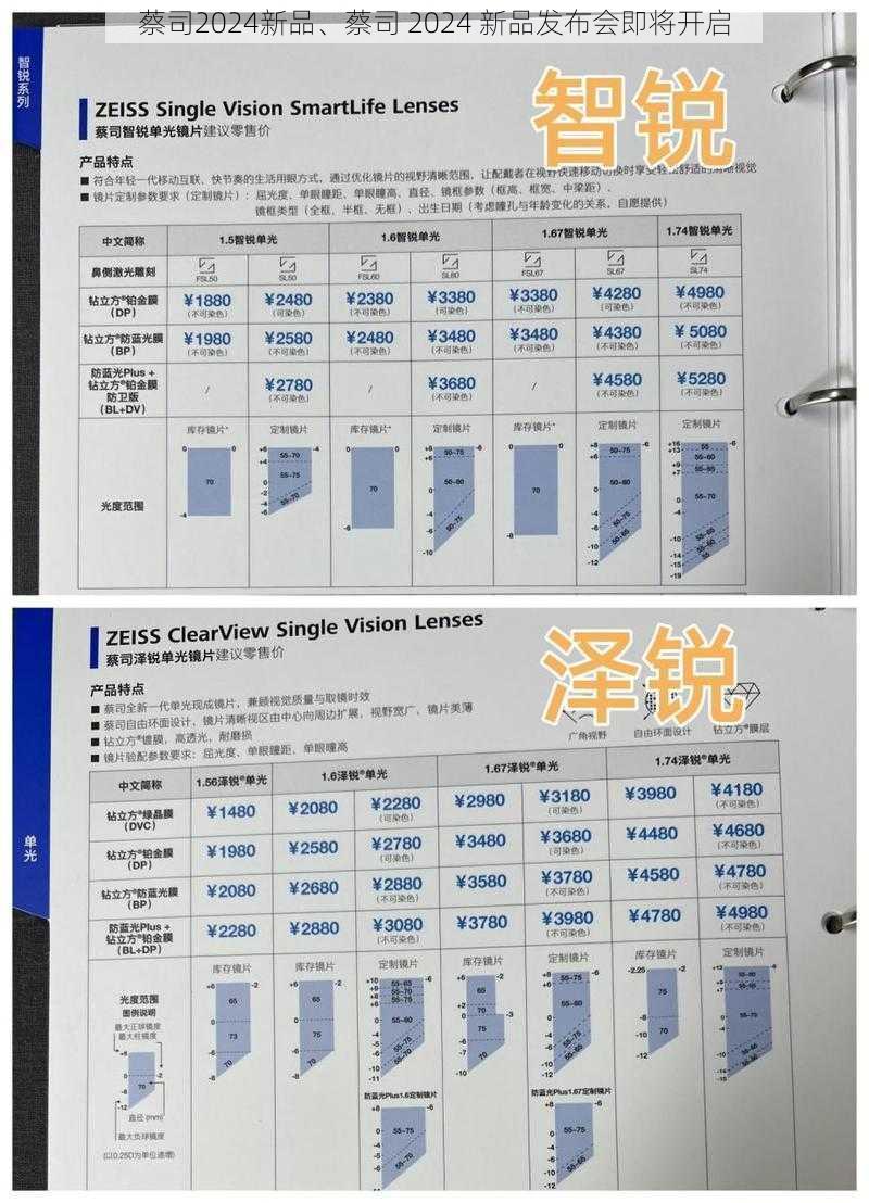 蔡司2024新品、蔡司 2024 新品发布会即将开启