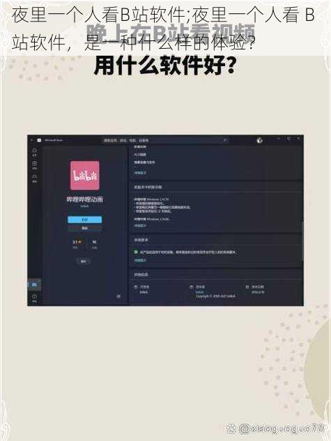 夜里一个人看B站软件;夜里一个人看 B 站软件，是一种什么样的体验？