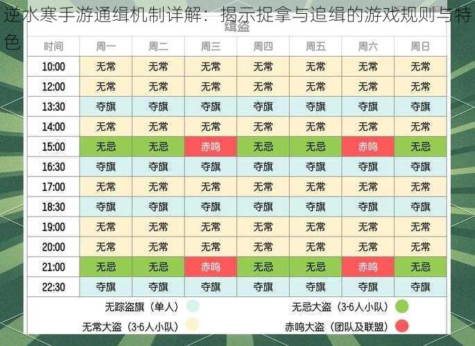 逆水寒手游通缉机制详解：揭示捉拿与追缉的游戏规则与特色