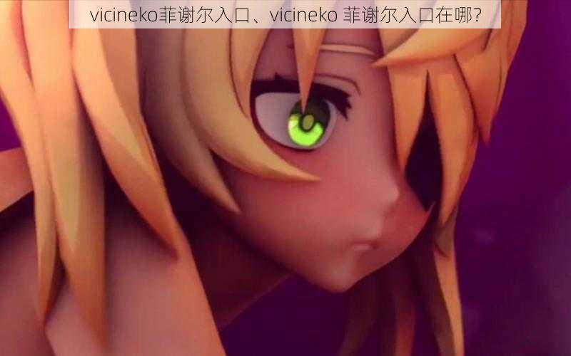 vicineko菲谢尔入口、vicineko 菲谢尔入口在哪？