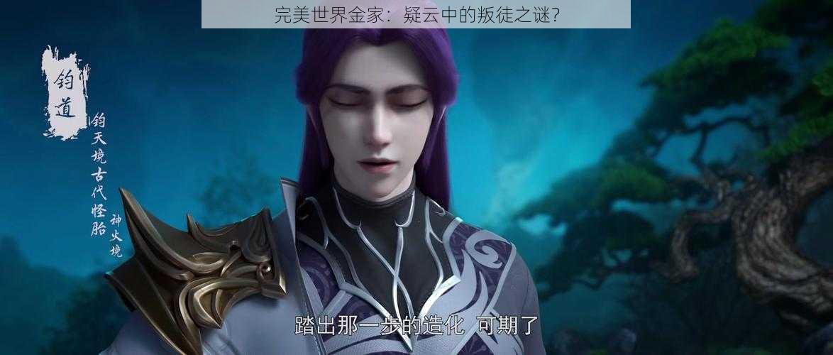 完美世界金家：疑云中的叛徒之谜？