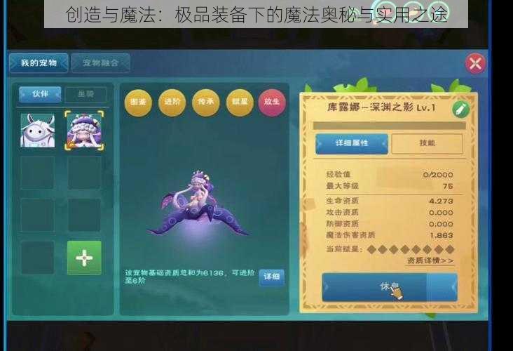 创造与魔法：极品装备下的魔法奥秘与实用之途